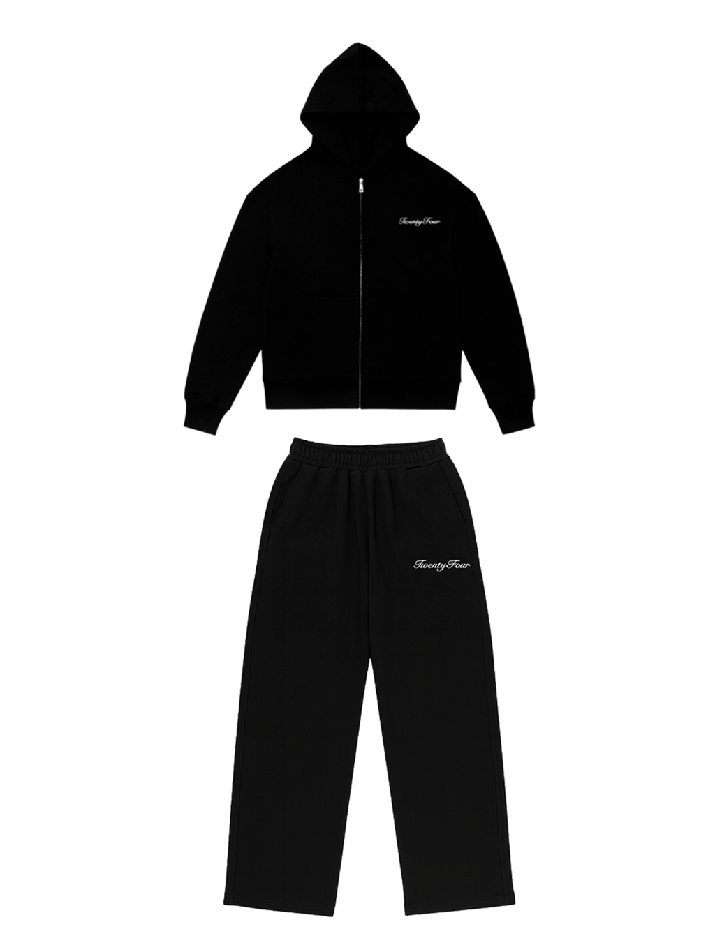 Conjunto chandal black/white