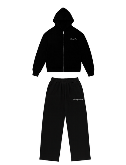 Conjunto chandal black/white