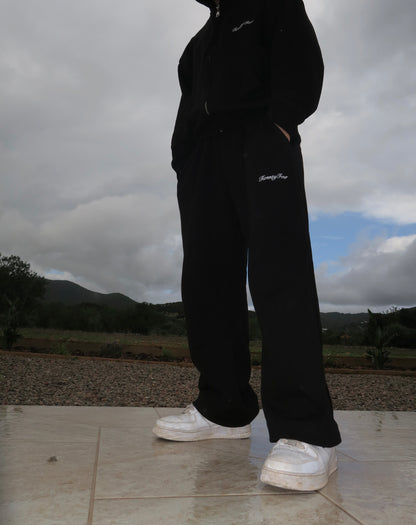 Pantalon chandal black/white