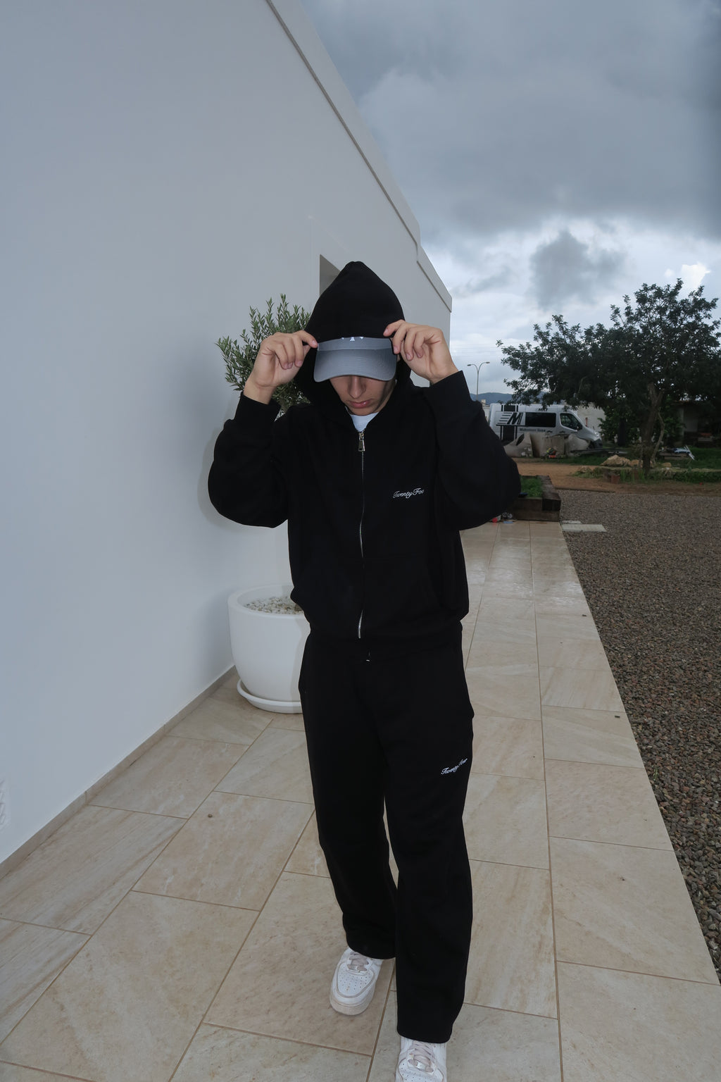 Conjunto chandal black/white