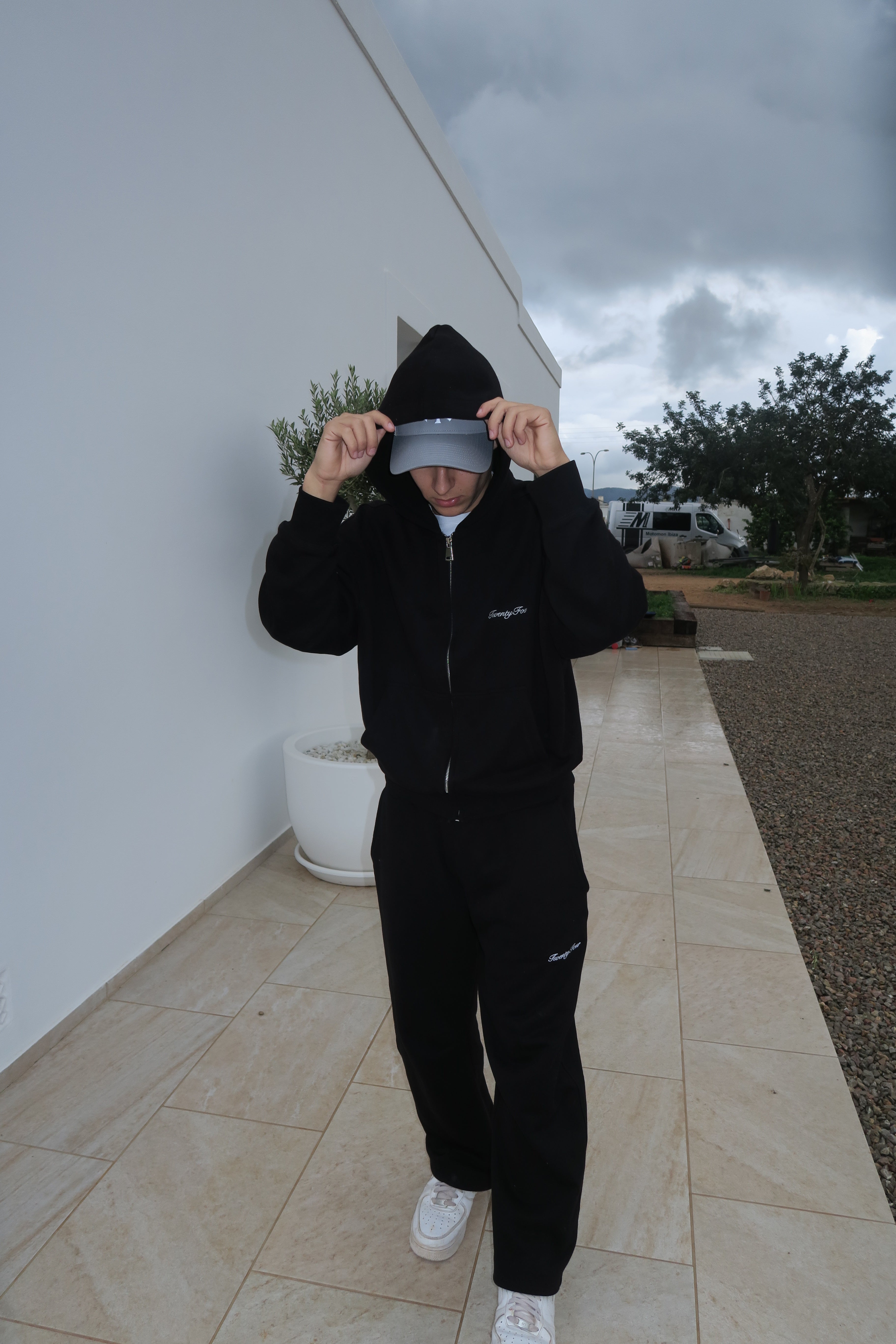 Conjunto chandal black/white