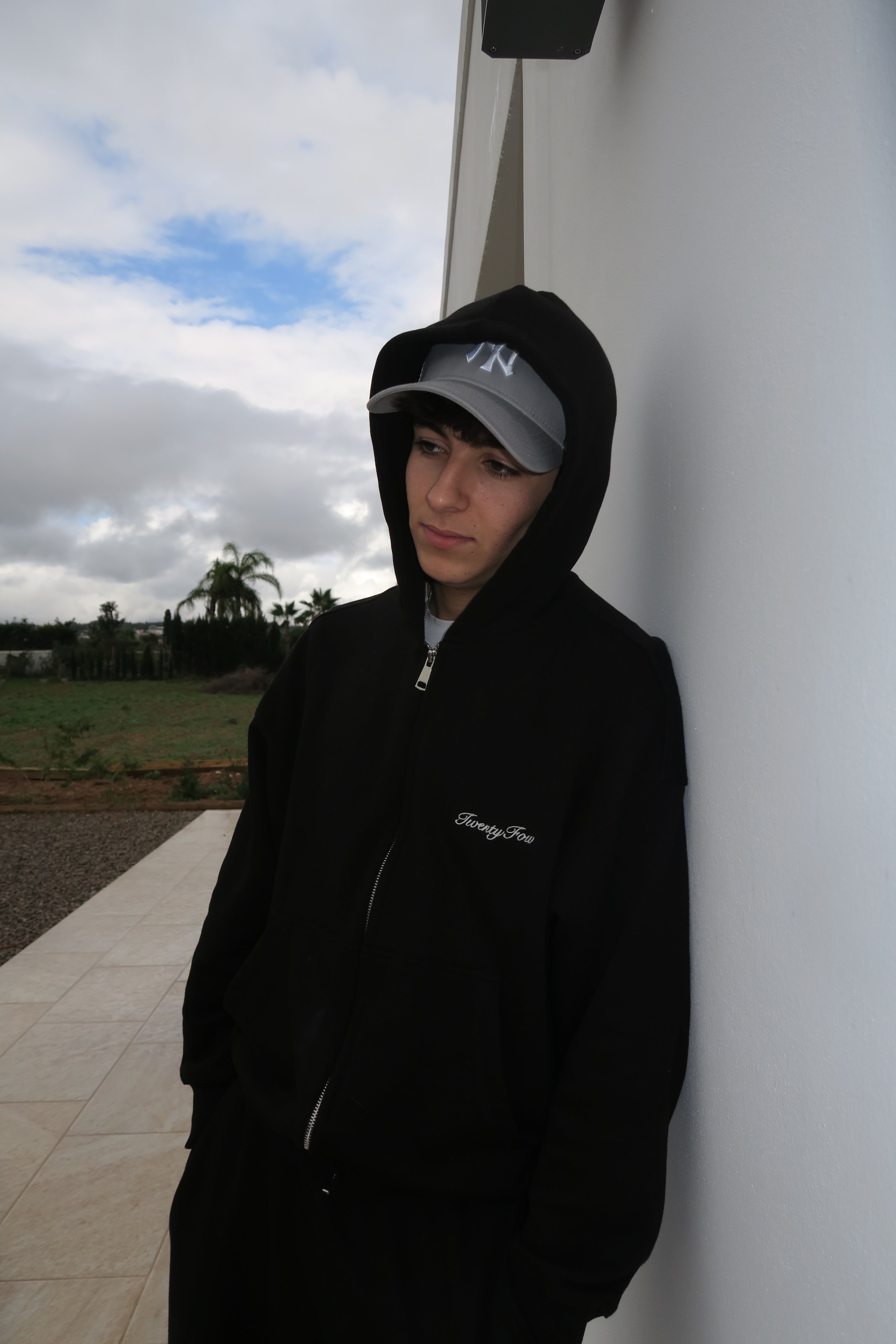 Conjunto chandal black/white