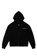 Zip hoodie black/white